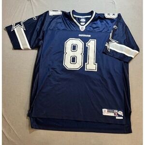 Dallas Cowboys Owens #81 Reebok Jersey Mens 2XL Blue‎ Helmet Tag 2000s Rare.
